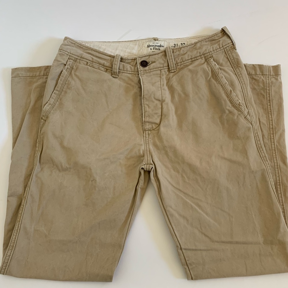 Abercrombie & Fitch Mens Khaki Pants